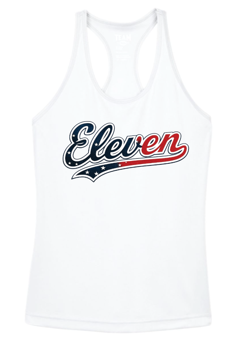 WHITE ELEVEN DRI FIT TANK