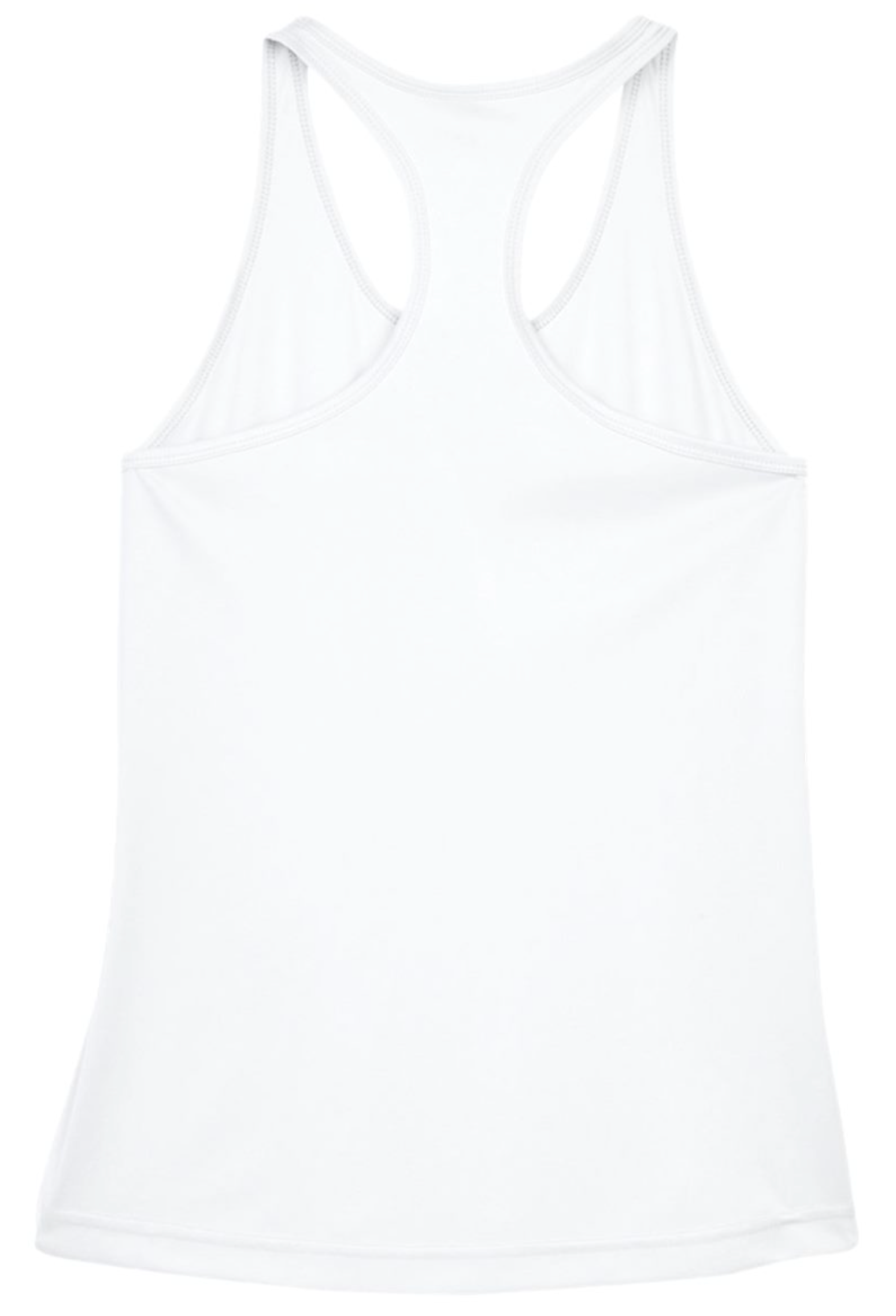 White Racerback Tank