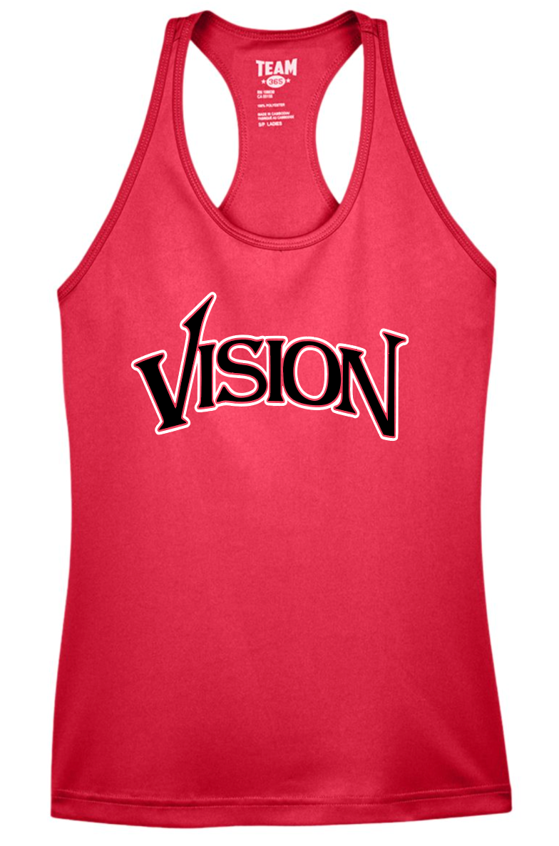 Red Racerback Tank