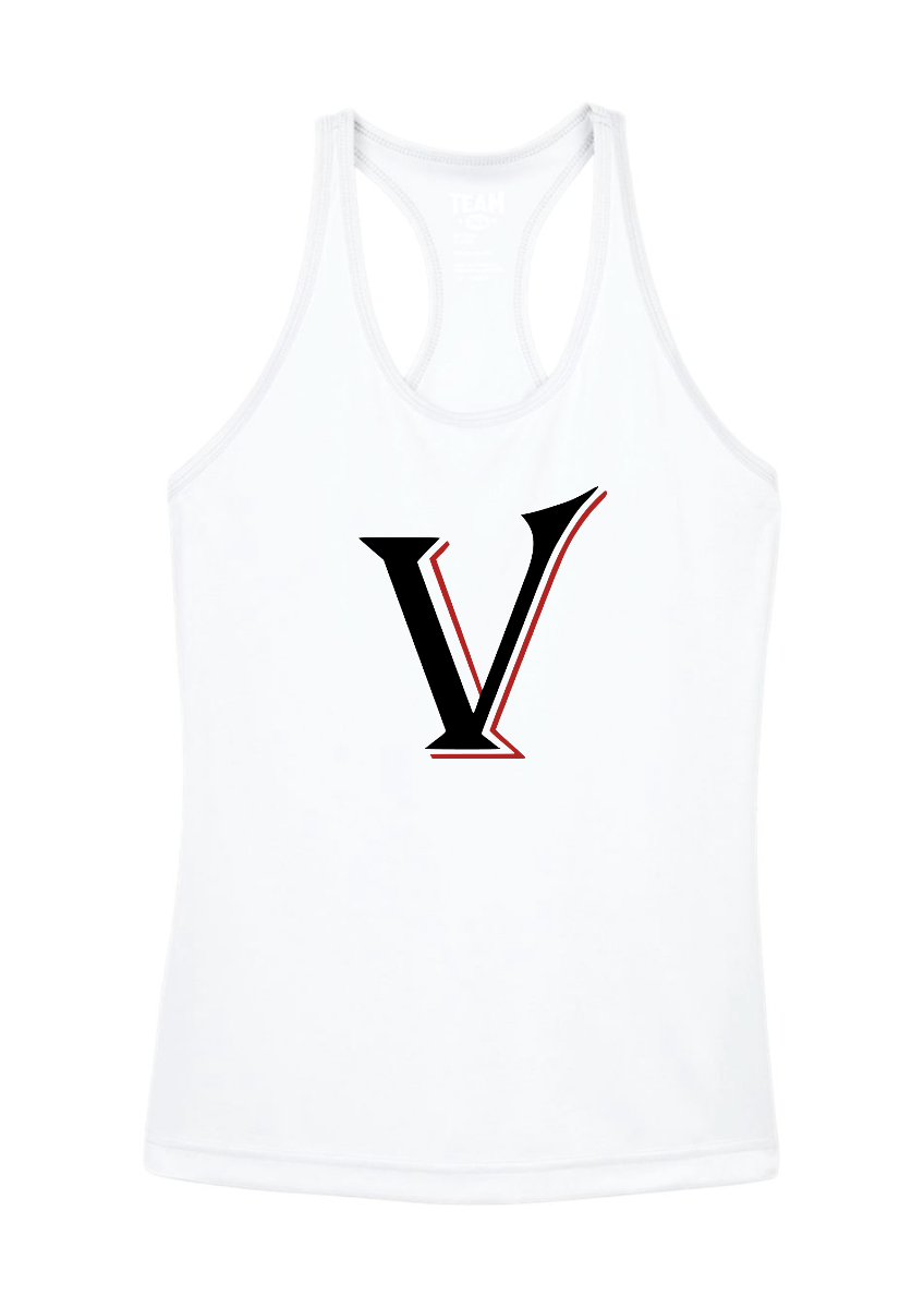 White Racerback Tank