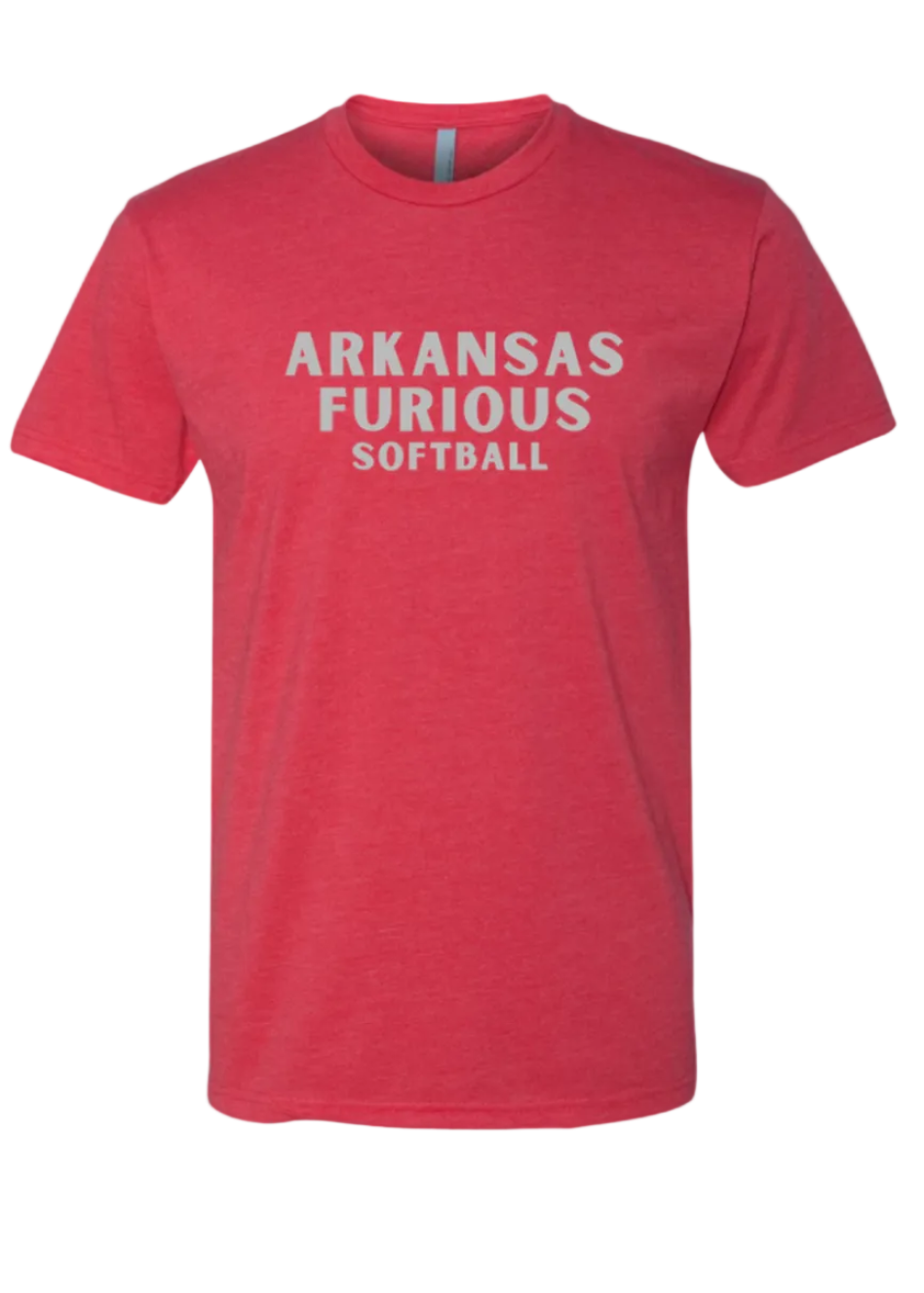 ARKANSAS FURIOUS SHORT SLEEVE TEE IN RED