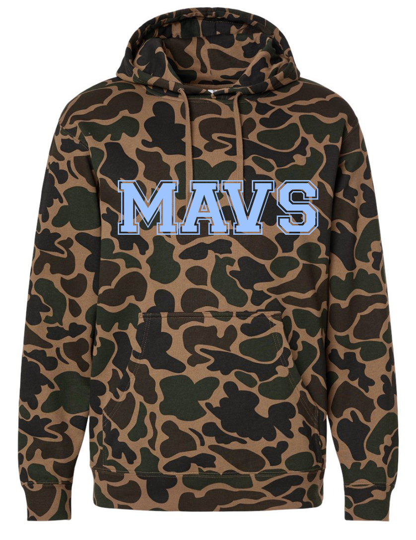 MAVS BLUE DUCK CAMO HOODIE