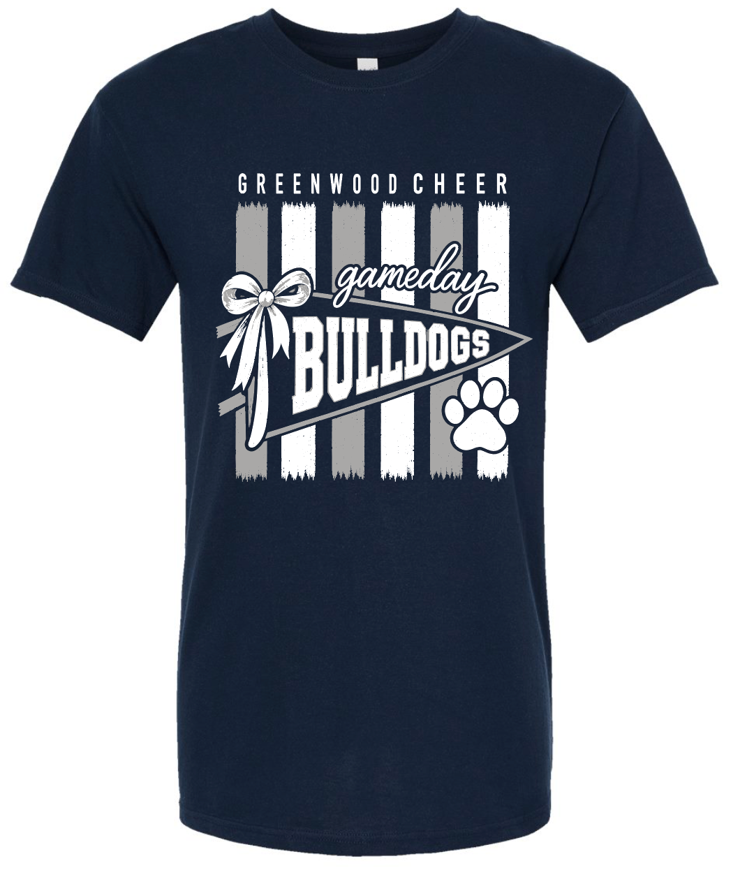 GREENWOOD CHEER TEE/SWEATSHIRT