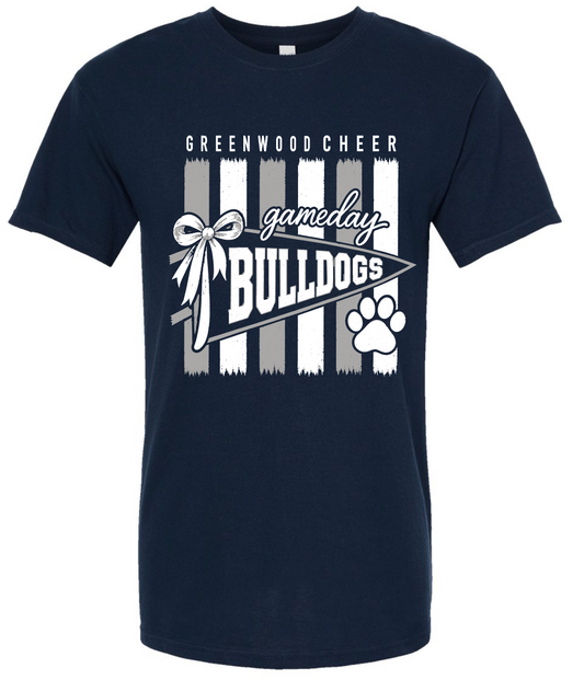 GREENWOOD CHEER TEE/SWEATSHIRT