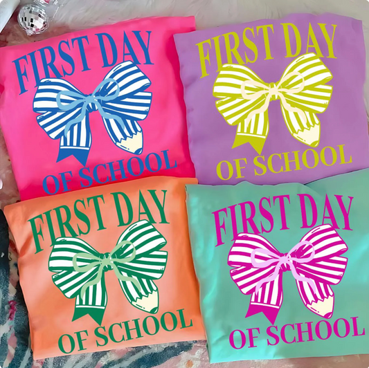 First Day of School Coquette Bow