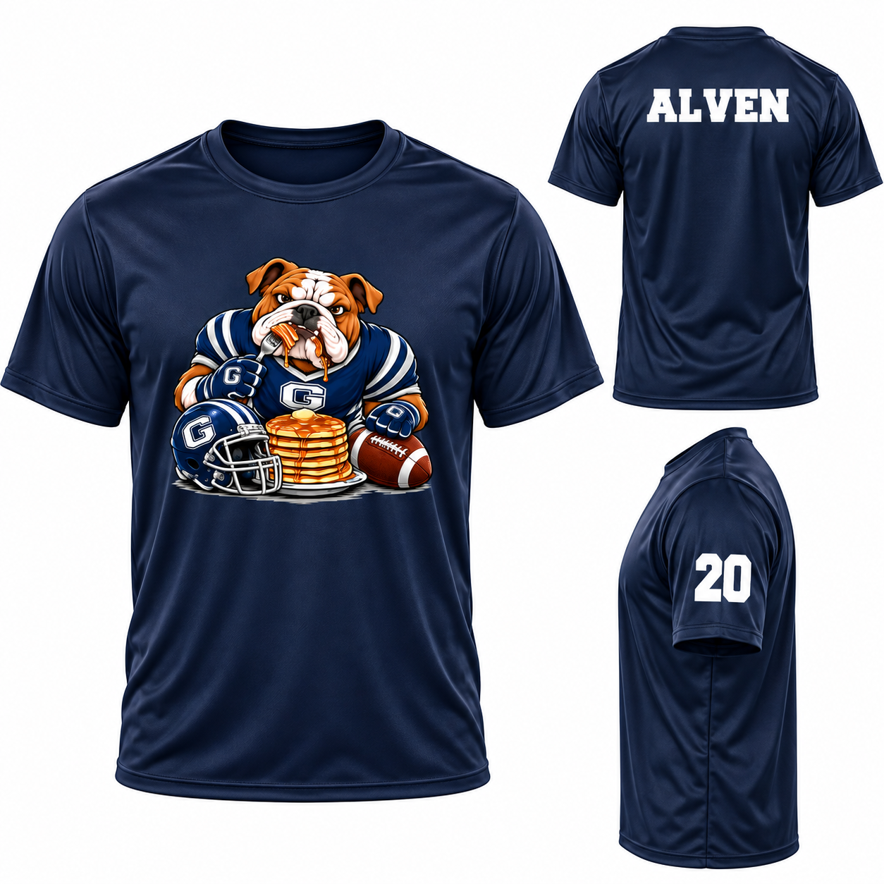 Pittbull Pancake Dri Fit Tee & Sweatshirt