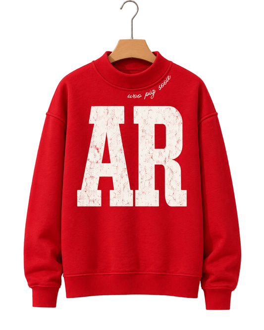HOGS MOCK NECK SWEATSHIRT